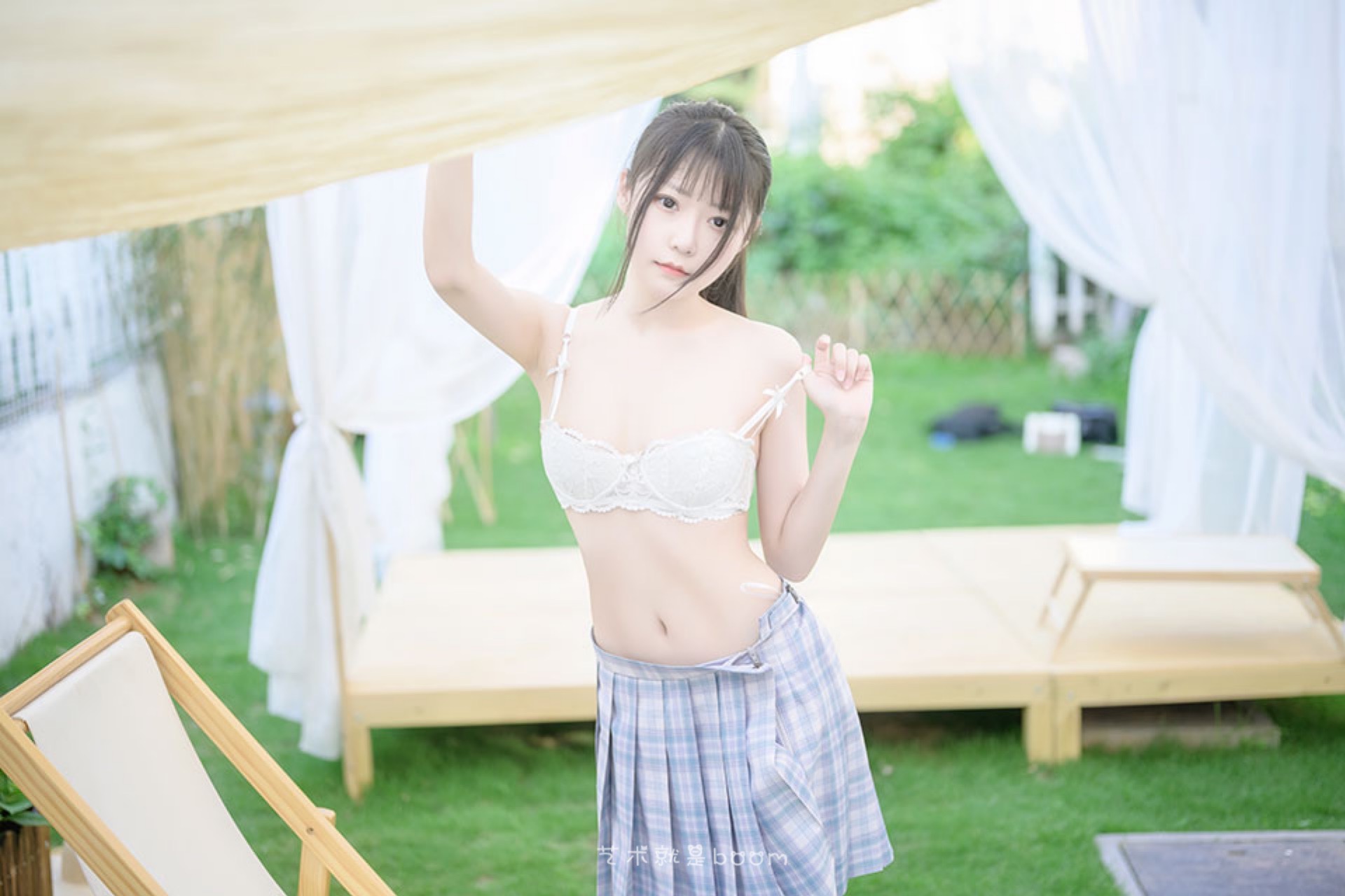 请给我看下胖次] 阳光下的白丝JK